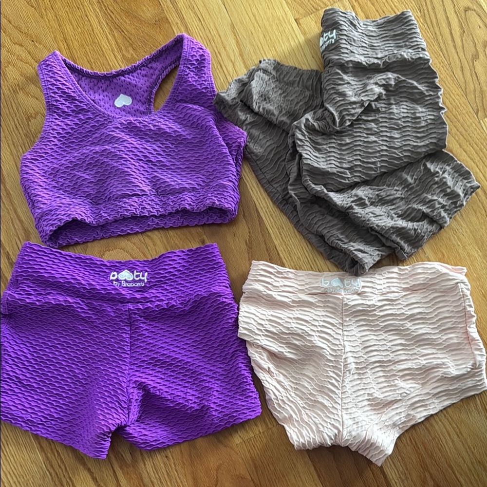 Booty by Brabants one size bundle. Shorts bra leggings